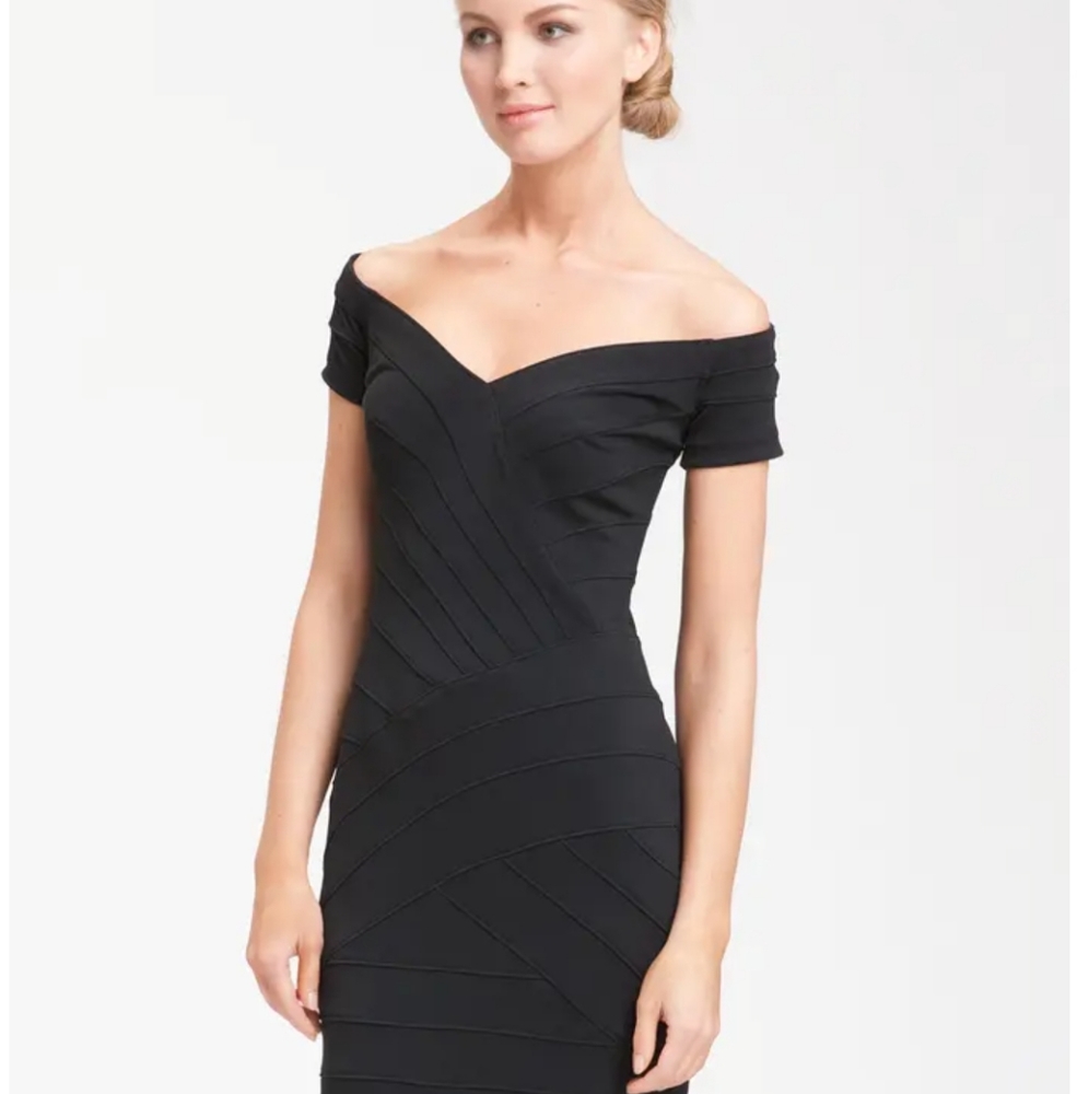 Off Shoulder Bandage Dress (T BY TADASHI)
